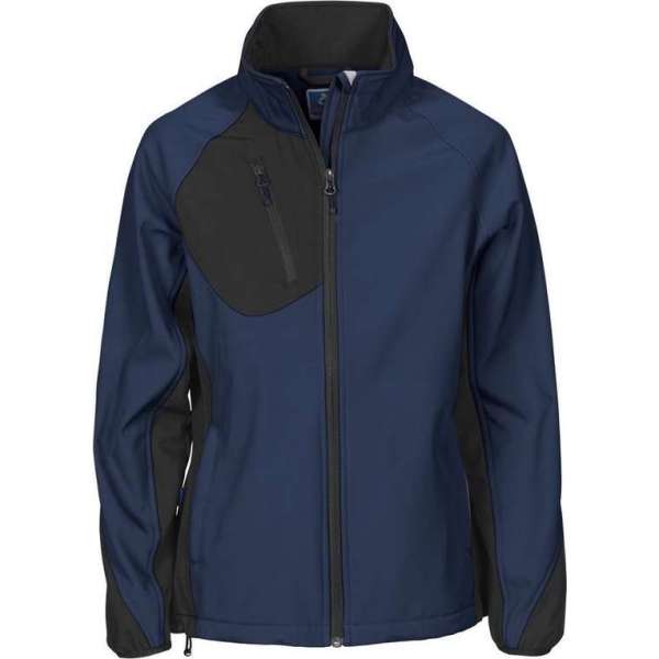 Projob 2423 Dames Softshell jas Marineblauw maat M