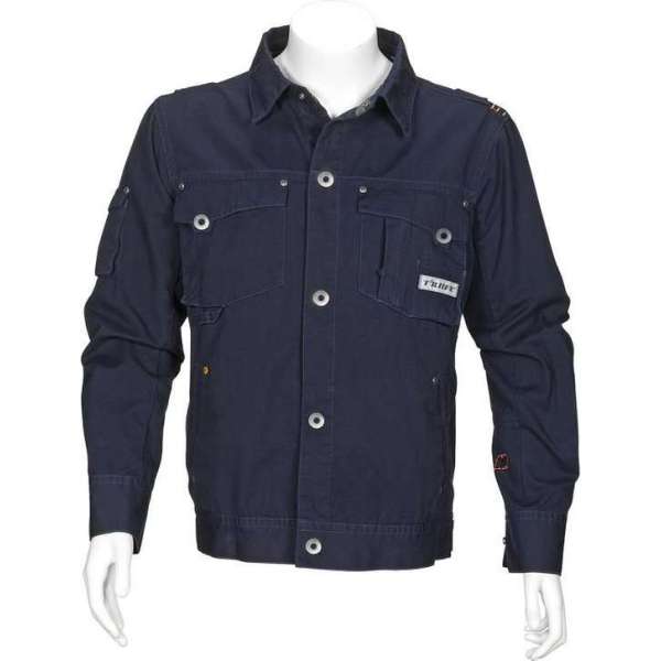 T'RIFFIC STORM  Combi jack Canvas wash 100% katoen Marine - Maat 56