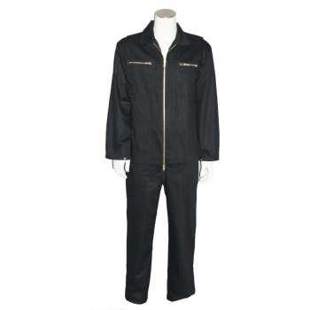 Yoworkwear Overall 100% katoen met rits zwart maat 53