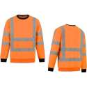 Sweater High Visibility RWS FluoOranje maat S