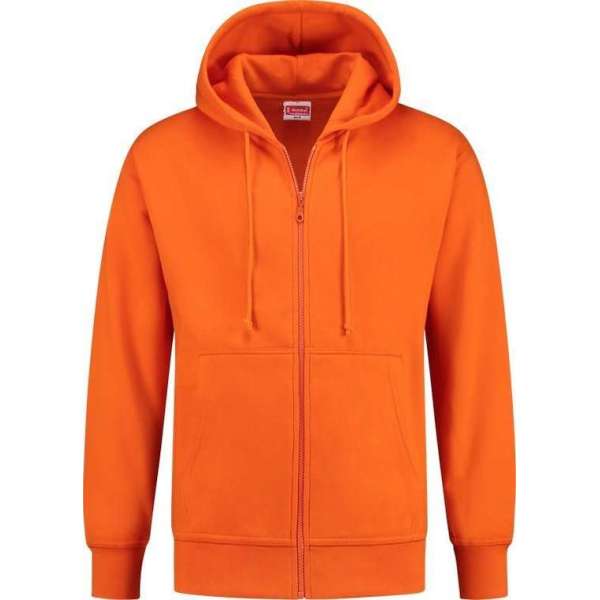 Workman Hooded Sweatvest Uni - 8409 oranje - Maat L