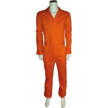 Yoworkwear Overall 100% katoen met rits oranje maat 59