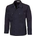 Ultimate Workwear - Standaard werkjas/jack (battledress) KAPRUN- Polykatoen 245gr/m2 - Blauw (Marine/Navy)