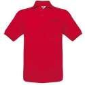 Polo B&C Safran Pocket Kleur Red Maat XL (onbedrukt - 2 stuks)