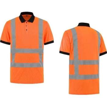 Polo-Shirt High Visibility RWS FluoOranje maat S