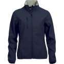 Clique Basic Softshell Jas Dames Donker Navy maat S