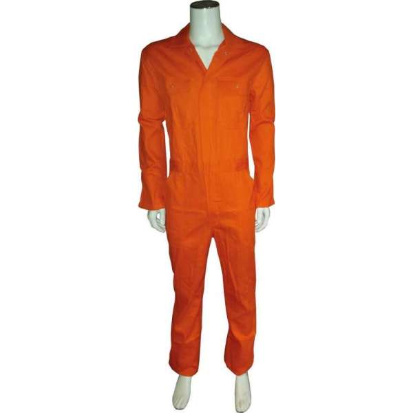 Yoworkwear Overall 100% katoen oranje maat 57