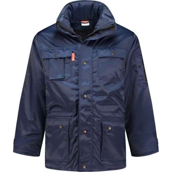 WorkMan 2153 Parka - Beaver - Navy - Maat L