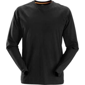 Snickers Workwear AllroundWork, T-Shirt met Lange Mouwen 2410 zwart XXL