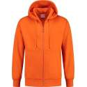 Workman Hooded Sweatvest Uni - 8409 oranje - Maat S