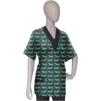 Artero Cordoba Trimshirt Groen Met Hondenprint-M