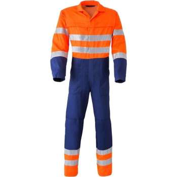 Havep 2415 Overall Marine/Fluo Oranje maat 48