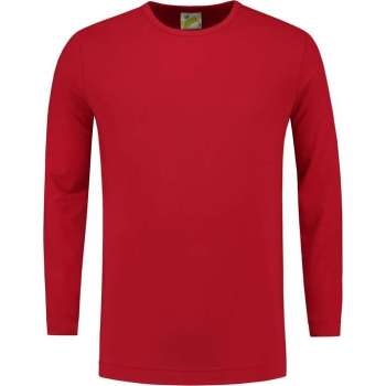 Lemon & Soda L&s T-shirt Crewneck Cot/elast Ls For Him 187c Red Mt. L