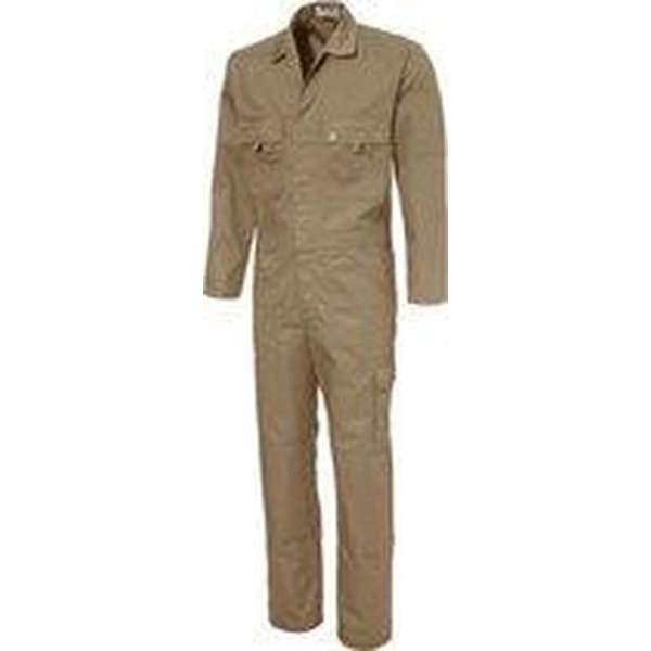 Ultimate Workwear - Standaard Overall IMST - polyester/katoen - 245gr/m2 - Khaki/Kaki - NU TIJDELIJK IN PRIJS VERLAAGD