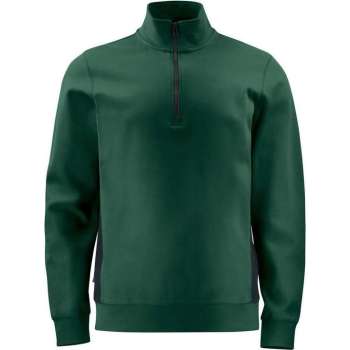 Projob Sweater met halve ritssluiting 642128 Woudgroen - Maat L