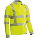 Santino Hivis poloshirt Vancouver - fluor geel - maat M