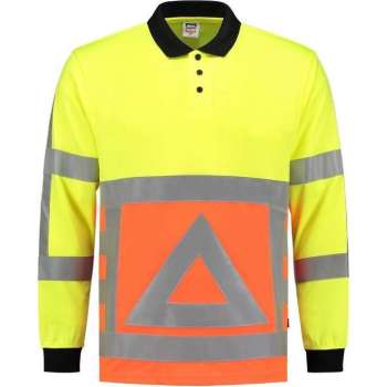 Tricorp 203002 Poloshirt Verkeersregelaar Fluor Oranje/Geel maat 4XL