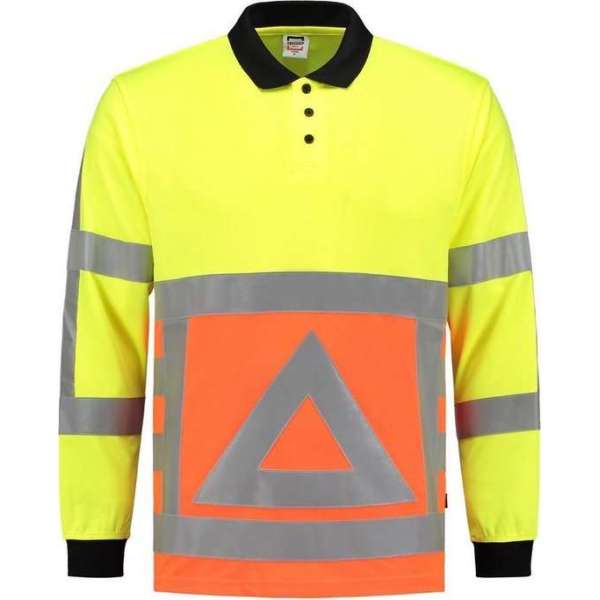 Tricorp 203002 Poloshirt Verkeersregelaar Fluor Oranje/Geel maat 4XL