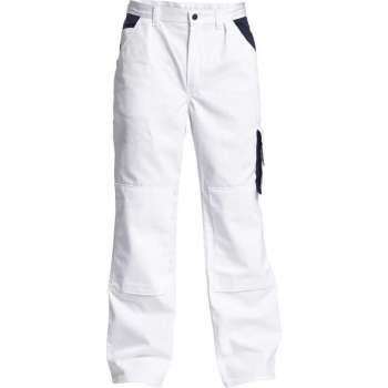 F. Engel 2600-785 Broek Wit/Marineblauw maat 48