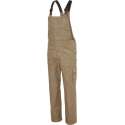 Ultimate Workwear - Amerikaanse Overall WANGEN (tuinbroek, BIB, bretelbroek) - polyester/katoen 245g/m2- Khaki/Kaki