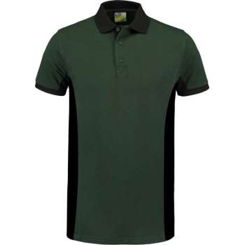 Lemon & Soda Polo Workwear 5535c Forest Green/bk Mt. Xxl