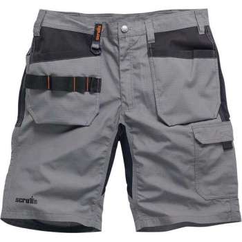 Scruffs Werk-Flexshort Holster - Kleur Donker Grijs Maat 38W - UK - 54W - EU