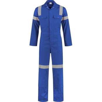 Overalls EM Traffic Hoge zichtbaarheids overall 100% katoen Korenblauw Maat 66