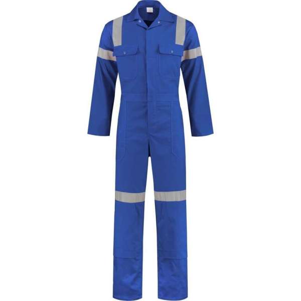 Overalls EM Traffic Hoge zichtbaarheids overall 100% katoen Korenblauw Maat 66