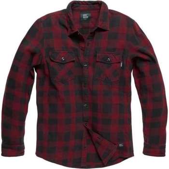 Vintage Industries Globe heavyweight shirt red