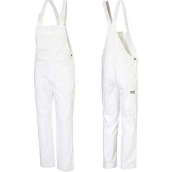 Ultimate Workwear - Amerikaanse Overall WENEN (tuinbroek, BIB, bretelbroek) - katoen 100% 320g/m2- Wit