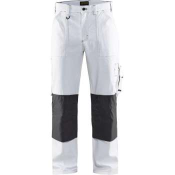 Blaklader 1094 Schildersshort met stretch White/Dark Grey C56