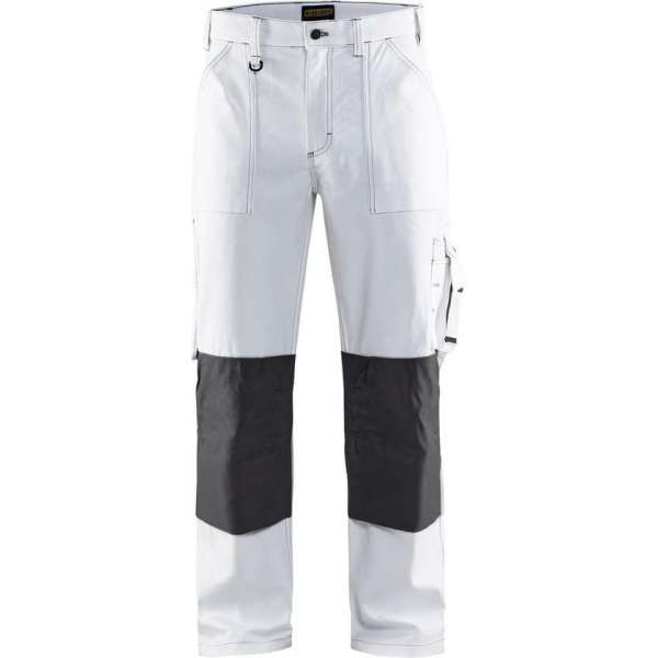 Blaklader 1094 Schildersshort met stretch White/Dark Grey C56