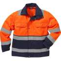 Fristads jack 100001 fluororanje/donkerblauw