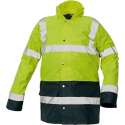 Sefton Signalisatie Winterjas/Parka HV gevoerd fluor geel/marine, maat L