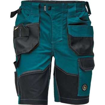 Cerva Dayboro short / korte werkbroek petrol blauw maat 64