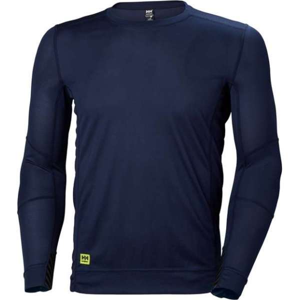 Helly Hansen T-shirt Lange Mouw Lifa Crewneck Marineblauw Mt L