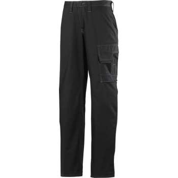 Snickers Dames Service line trousers Zwart maat 52 Jeansmaat W44 L31 37130400052