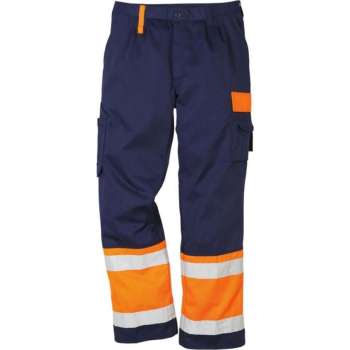 Fristads broek 213 PLU marine/fluororanje