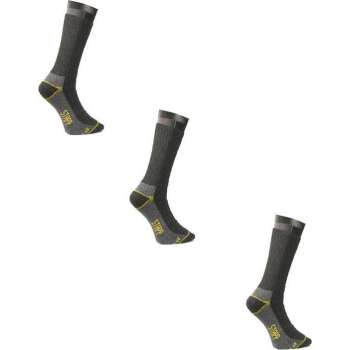 Stapp Yellow Herensok Thermo Antraciet - Sokken - 3 x 43-46 2-Pack