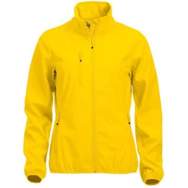 Clique Basic Softshell Jacket Ladies 020915 - Vrouwen - Lemon - XXL