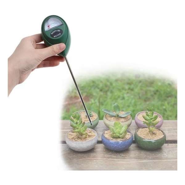 Vochtmeter voor Planten - Binnen en Buiten - Vochtmeter Grond  - Grondmeter - Groen