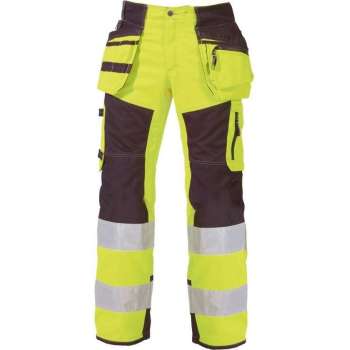 BK HiVis broek 300gr flge/zw