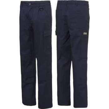 Ultimate Workwear - Standaard Werkbroek DAVOS - 100% katoen 320 gr/m2- Blauw (Marine/Navy)