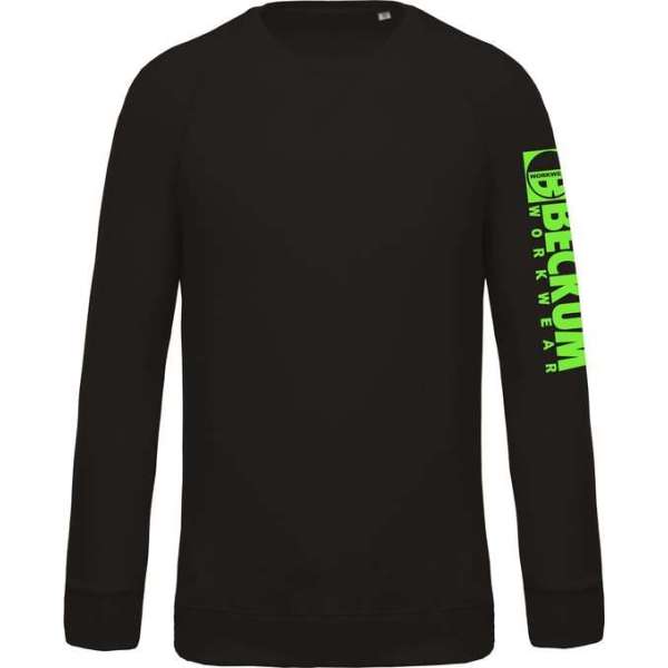 Beckum Workwear EBTR05 Sweater met logo Zwart XXL