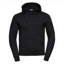 Russell Hoodie Zwart Capuchon Regular Fit