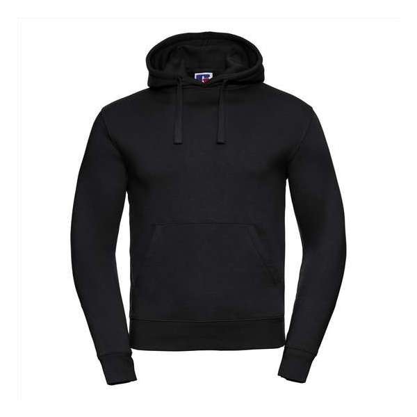 Russell Hoodie Zwart Capuchon Regular Fit