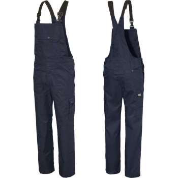 Ultimate Workwear - Amerikaanse Overall WANGEN (tuinbroek, BIB, bretelbroek) - polyester/katoen 245g/m2- Blauw (Marine/Navy)