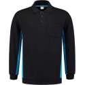 Tricorp 302001 Polosweater Zwart Turquoise maat 7XL