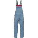 Havep 2379 Amerikaanse overall/Bretelbroek Grijs/Rood maat 60