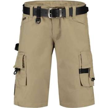 Tricorp  Werkbroek Canvas kort 502006 Khaki  - Maat 62